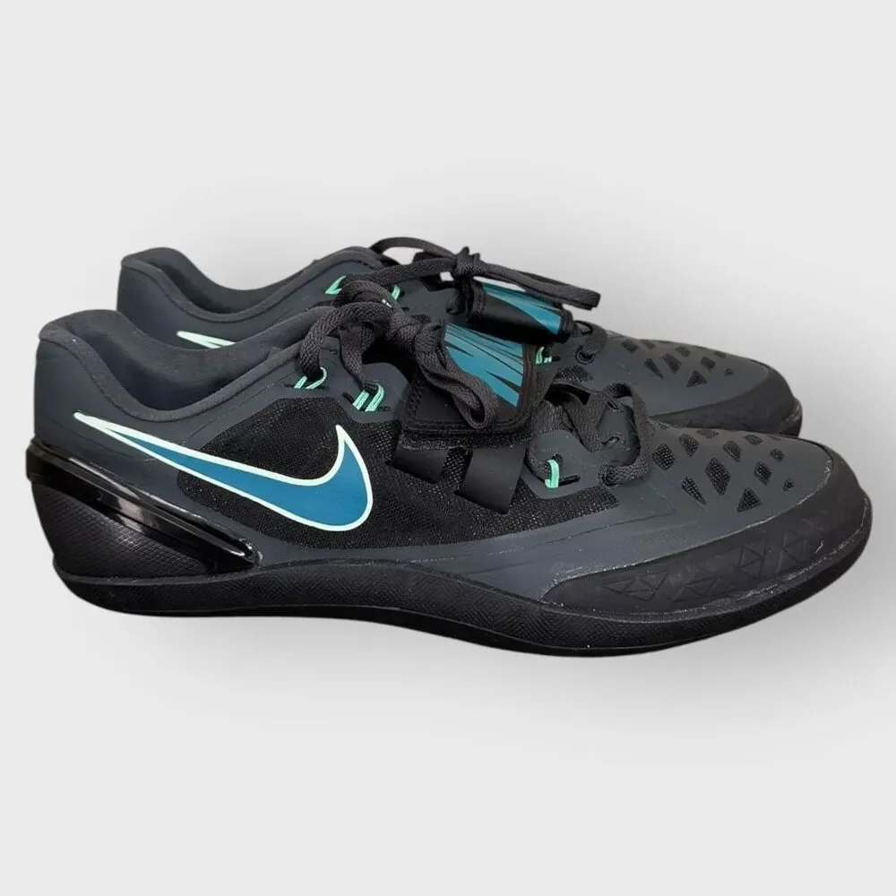 Nike Zoom Rotational 6 Track Black Throwing Shoes Mens size 9.5 FZ9606-001 New